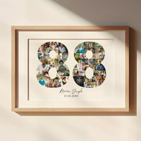 88 Birthday Photo Collage