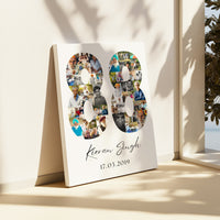 88 Birthday Photo Collage