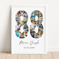 88 Birthday Photo Collage
