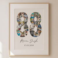 88 Birthday Photo Collage