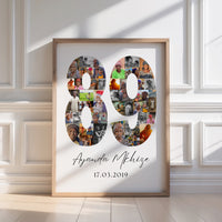 89 Birthday Photo Collage