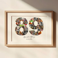 89 Birthday Photo Collage