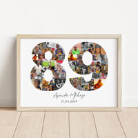 89 Birthday Photo Collage