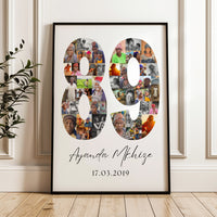 89 Birthday Photo Collage