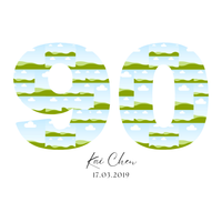 90 Birthday Photo Collage