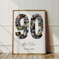 90 Birthday Photo Collage