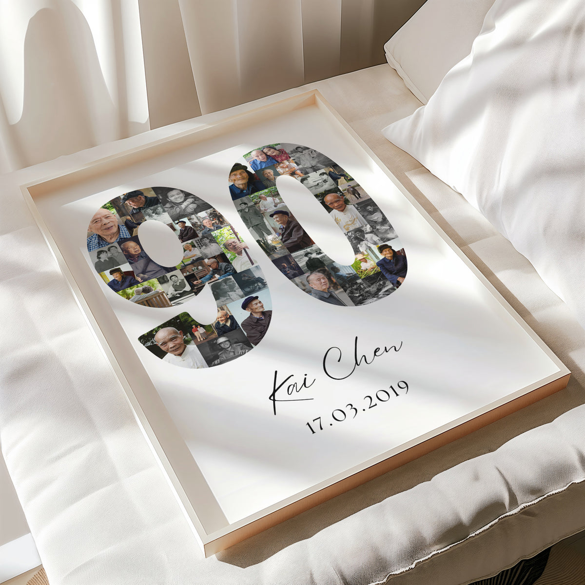 90 Birthday Photo Collage