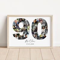 90 Birthday Photo Collage