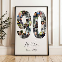 90 Birthday Photo Collage