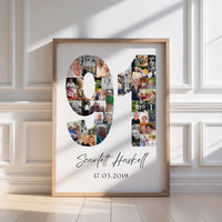 91 Birthday Photo Collage
