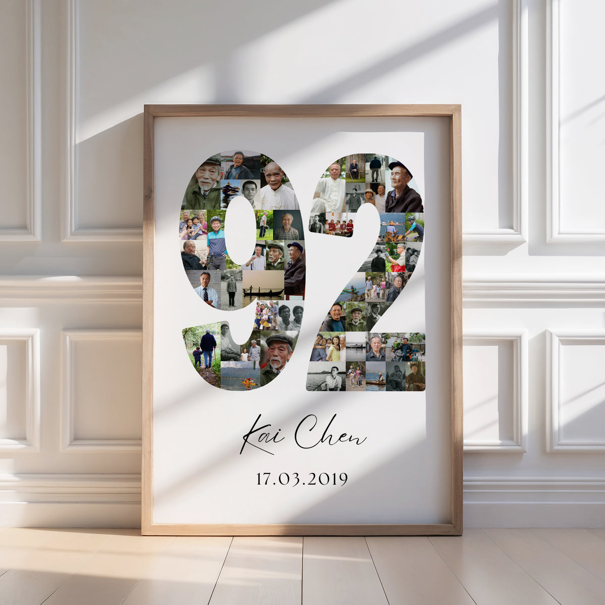 92 Birthday Photo Collage