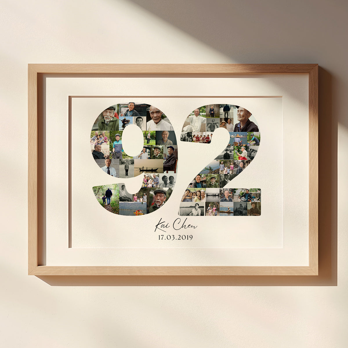 92 Birthday Photo Collage