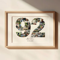 92 Birthday Photo Collage