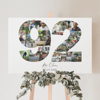 92 Birthday Photo Collage