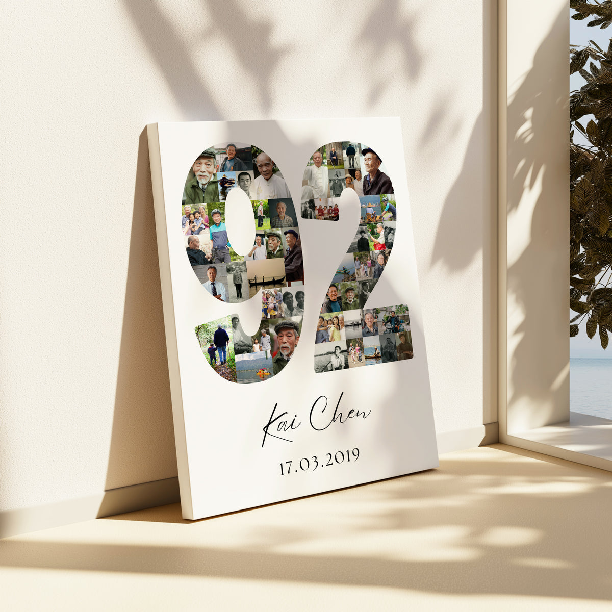 92 Birthday Photo Collage
