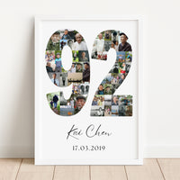 92 Birthday Photo Collage