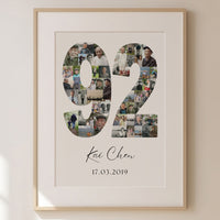 92 Birthday Photo Collage
