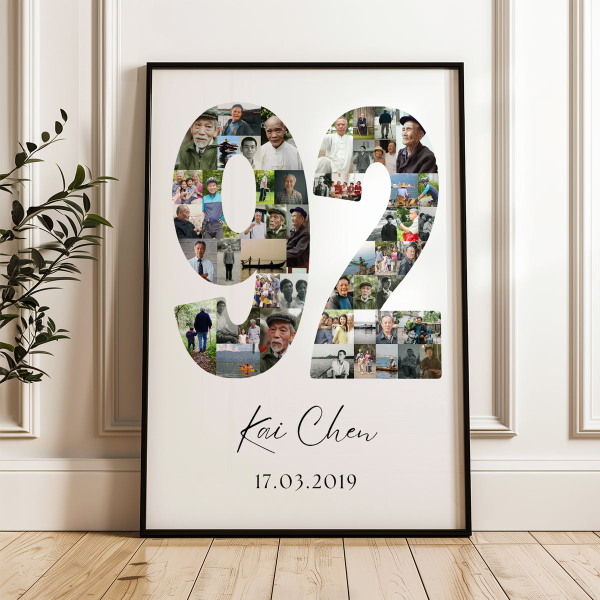 92 Birthday Photo Collage