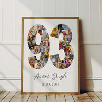93 Birthday Photo Collage