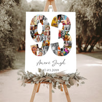 93 Birthday Photo Collage