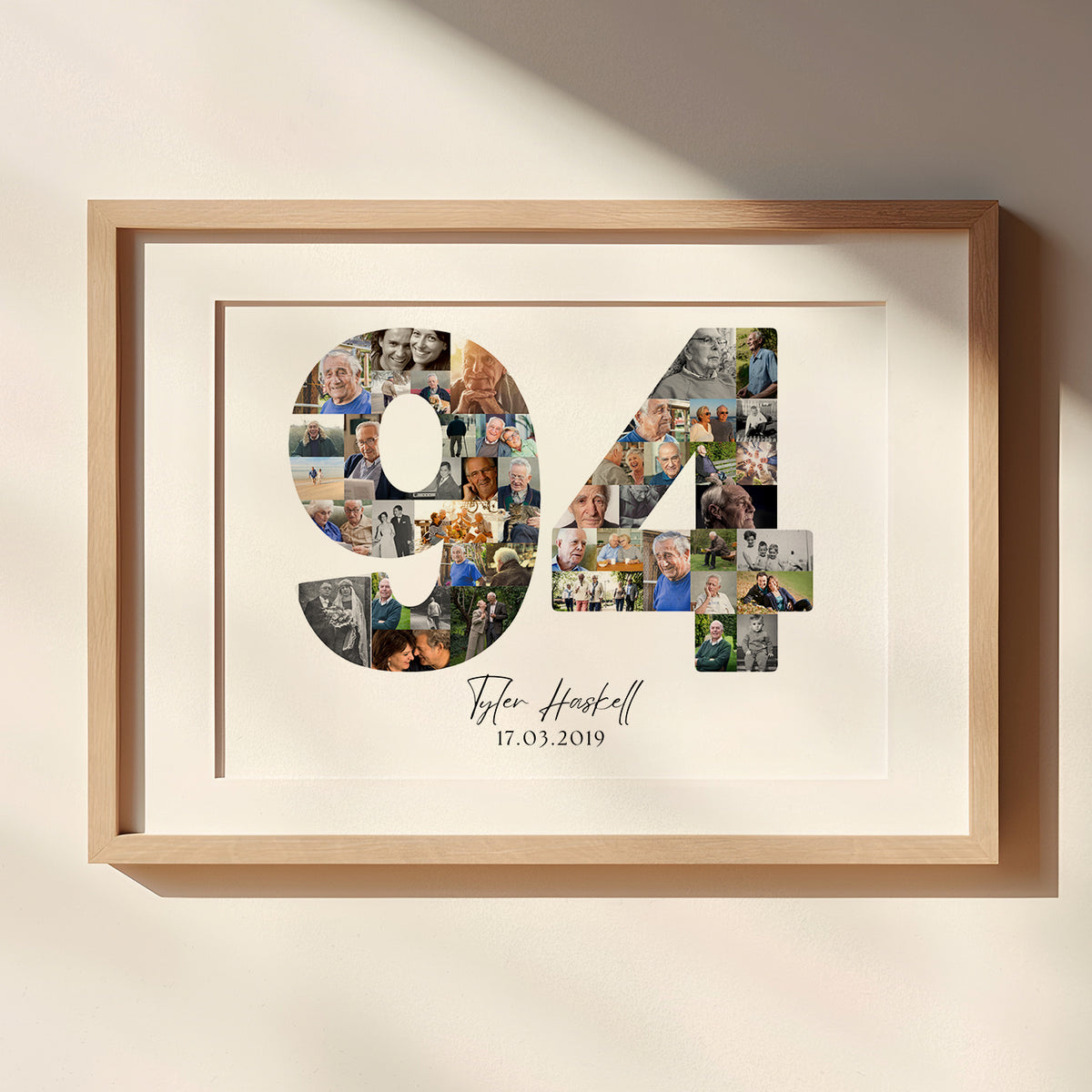 94 Birthday Photo Collage