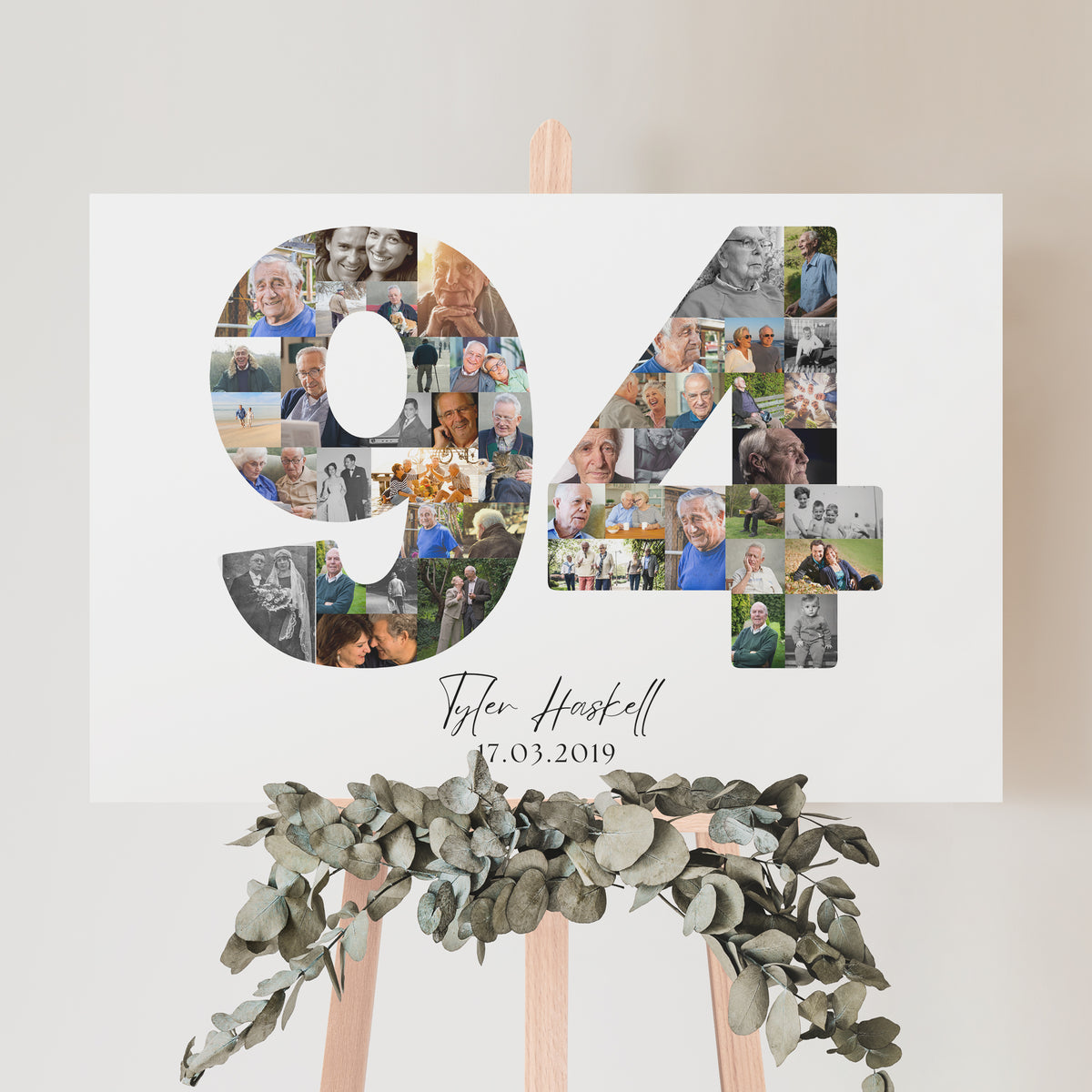 94 Birthday Photo Collage