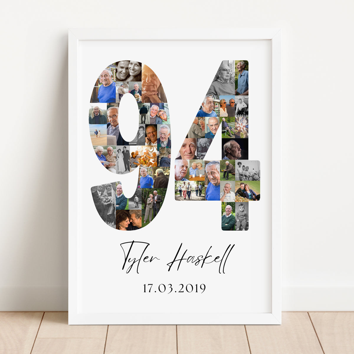 94 Birthday Photo Collage