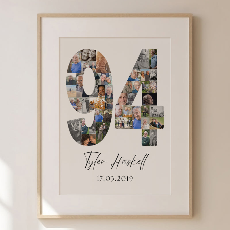 94 Birthday Photo Collage