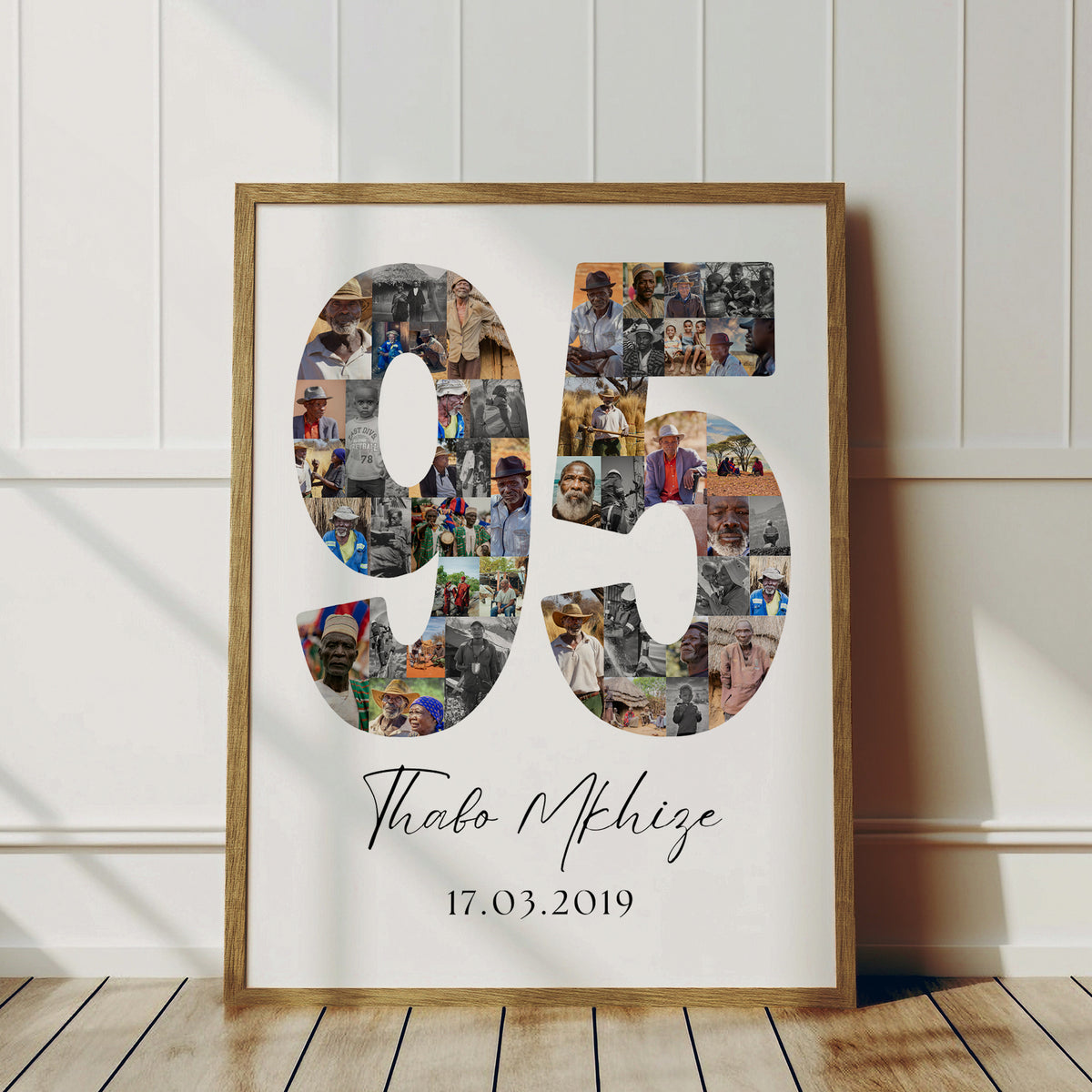 95 Birthday Photo Collage