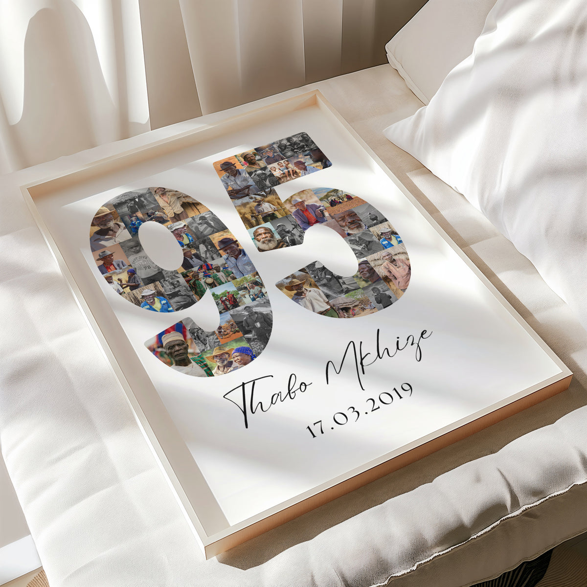 95 Birthday Photo Collage
