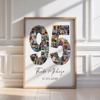 95 Birthday Photo Collage