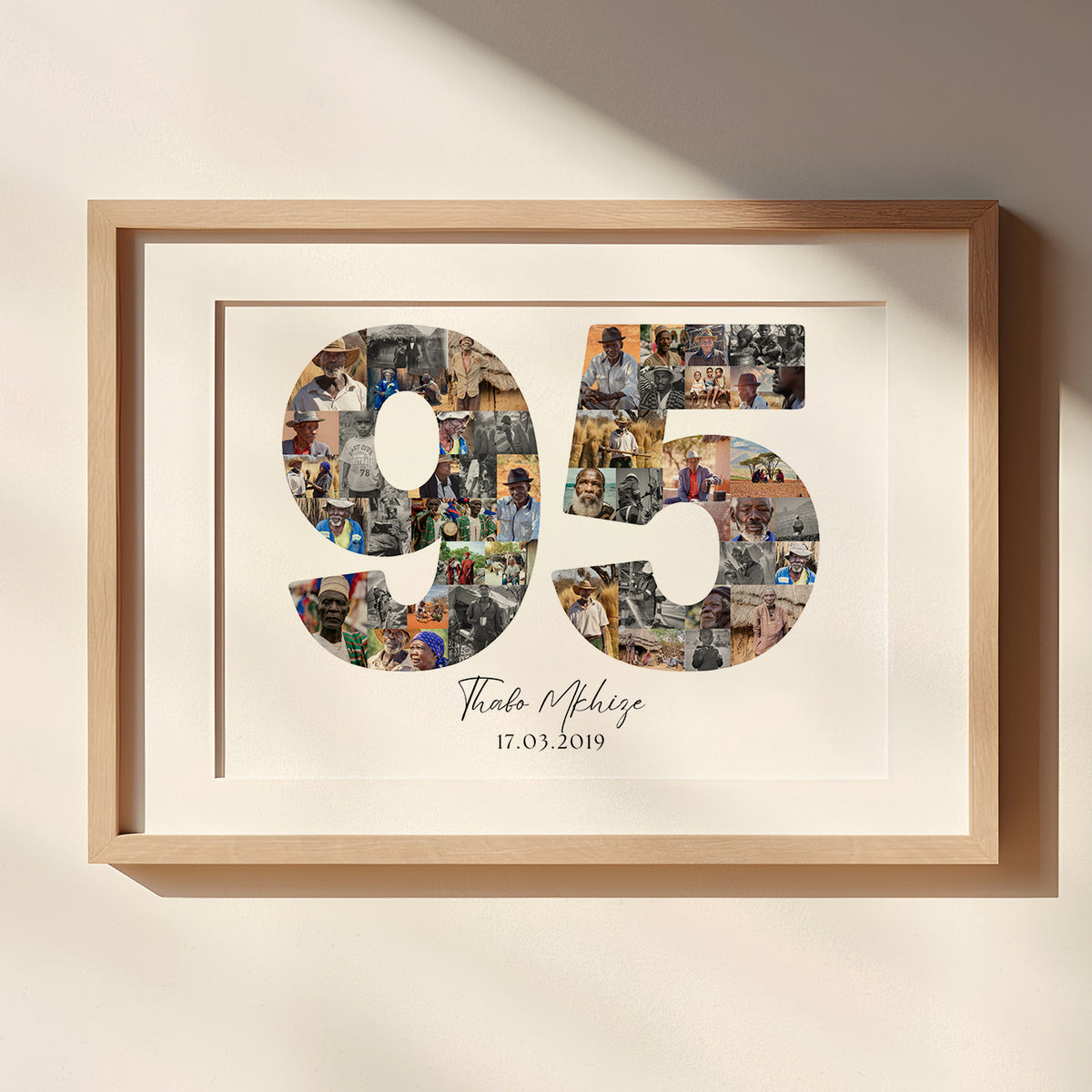 95 Birthday Photo Collage