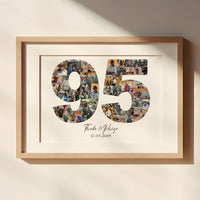 95 Birthday Photo Collage