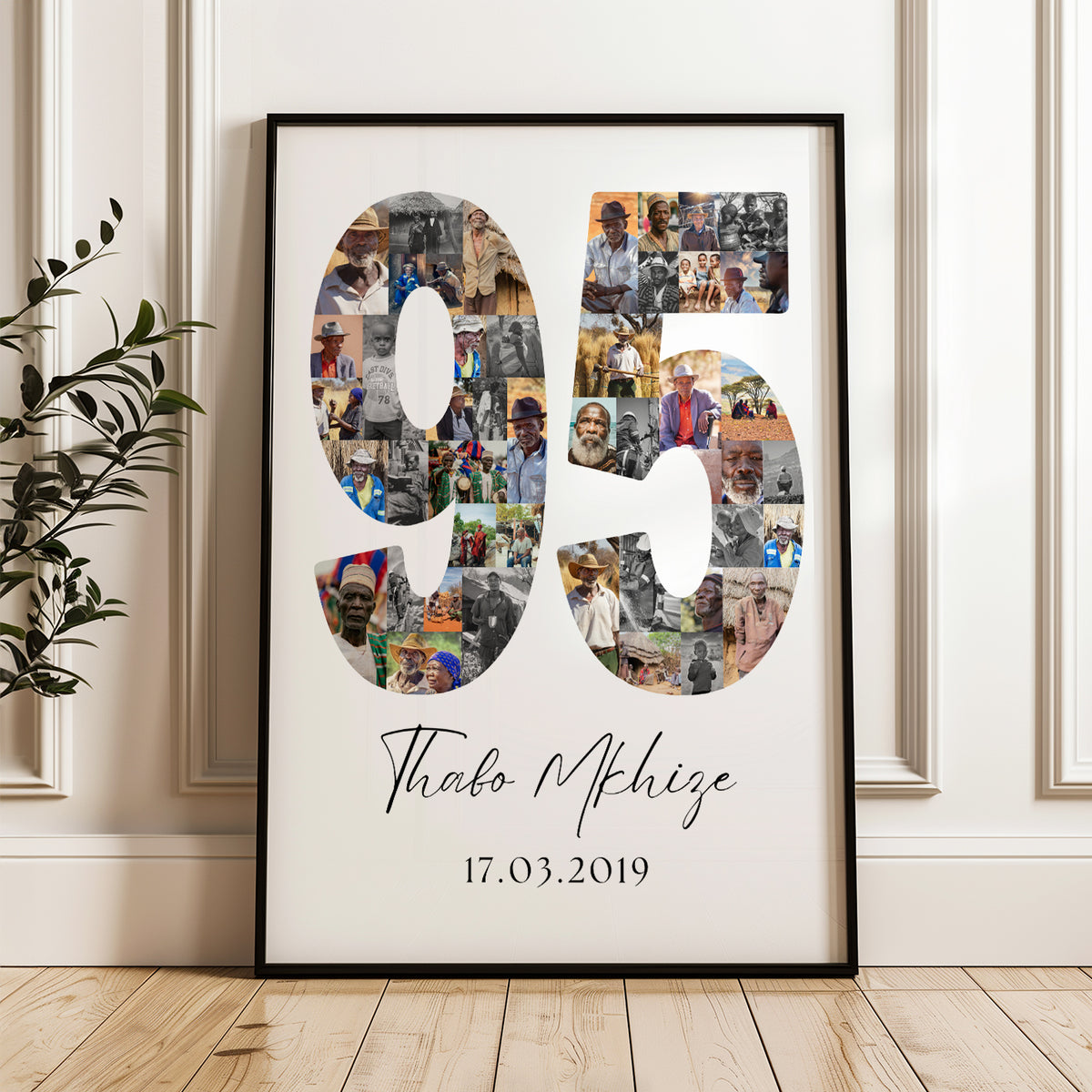 95 Birthday Photo Collage