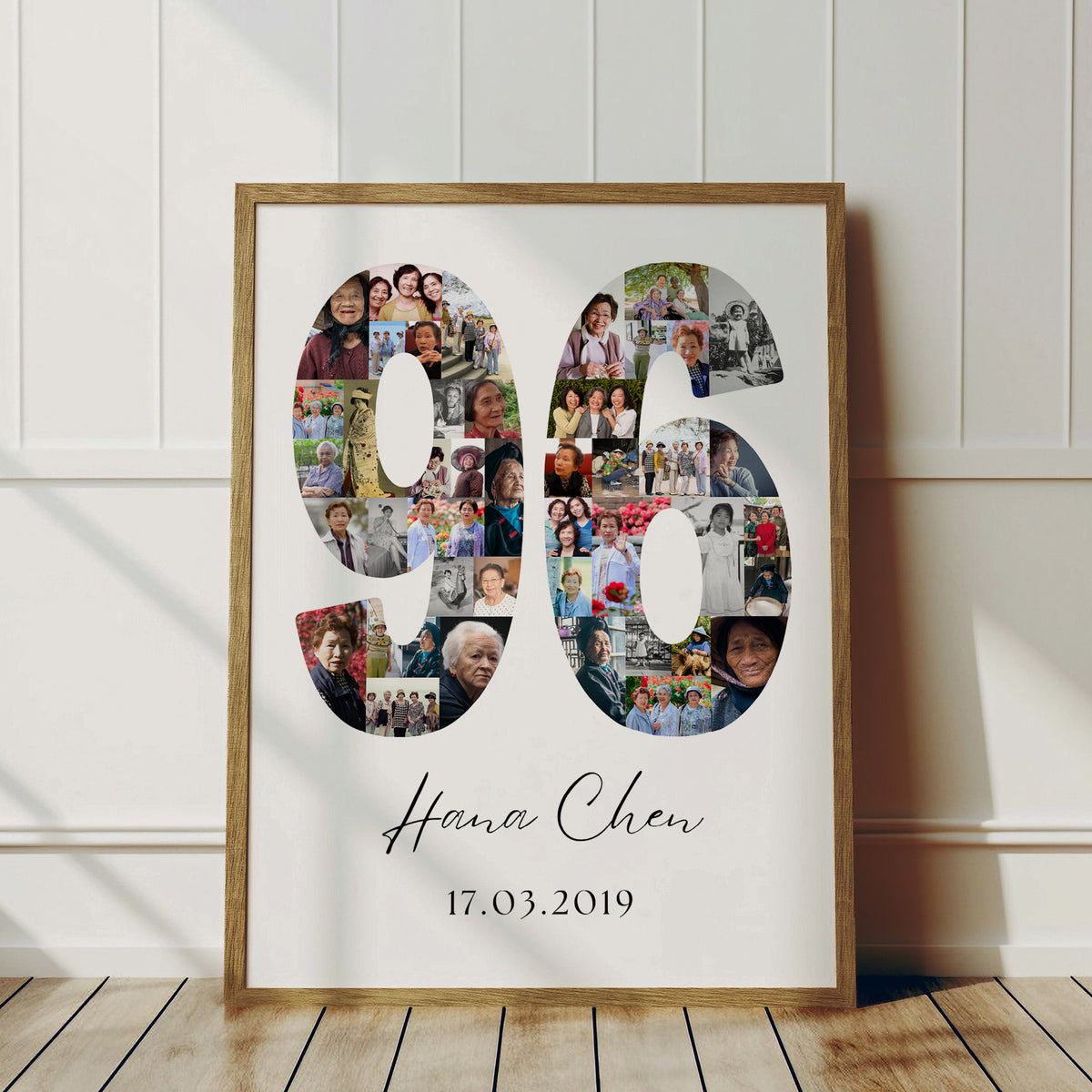 96 Birthday Photo Collage