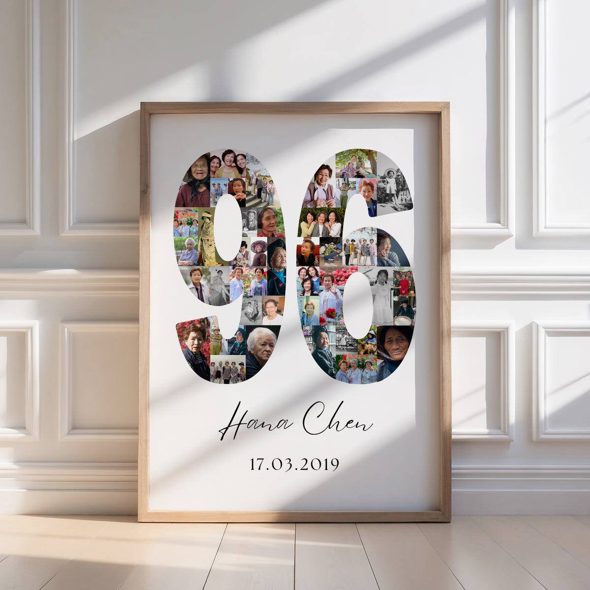 96 Birthday Photo Collage