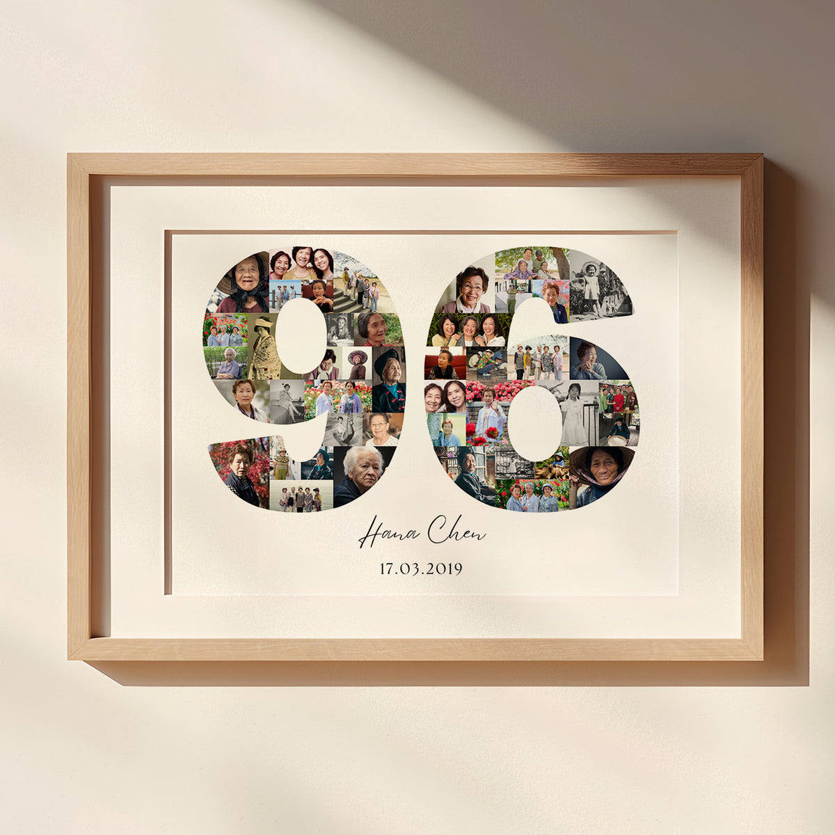 96 Birthday Photo Collage