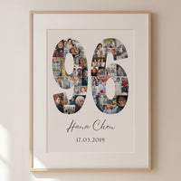 96 Birthday Photo Collage