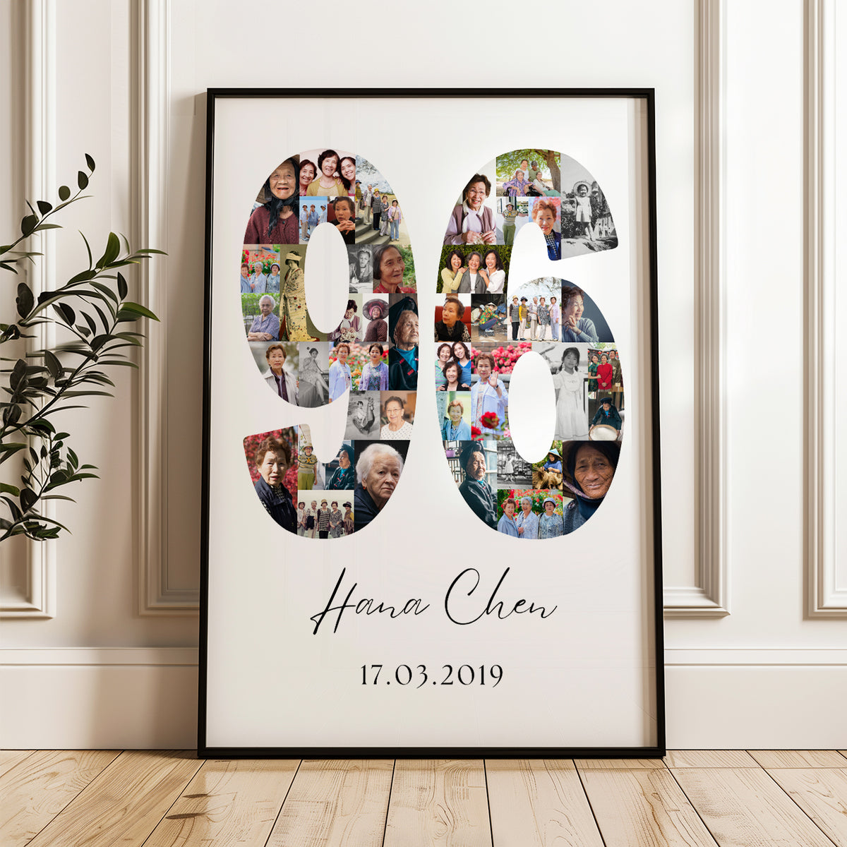 96 Birthday Photo Collage