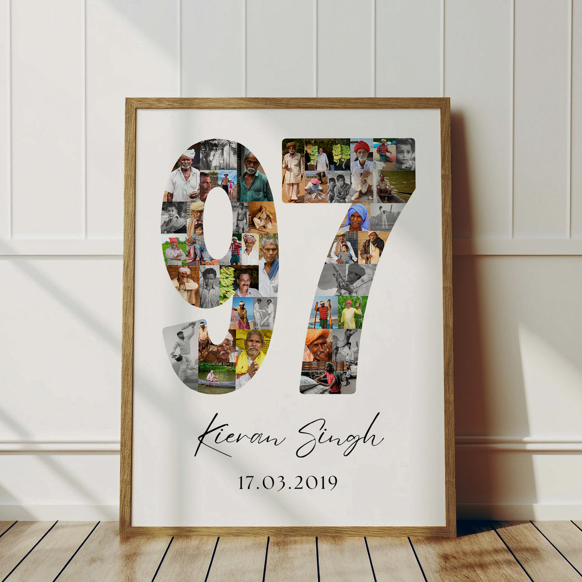 97 Birthday Photo Collage