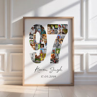97 Birthday Photo Collage