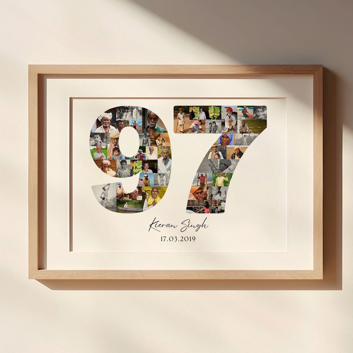 97 Birthday Photo Collage