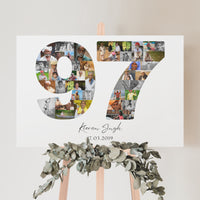97 Birthday Photo Collage