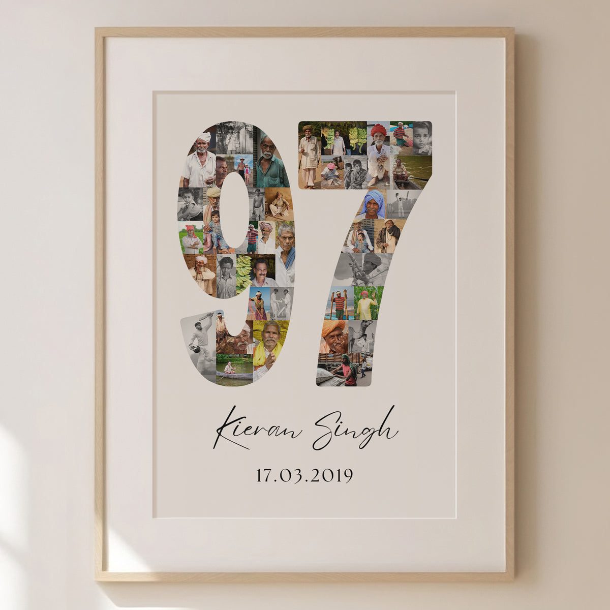 97 Birthday Photo Collage
