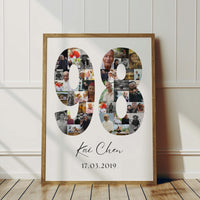 98 Birthday Photo Collage