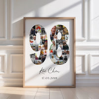 98 Birthday Photo Collage