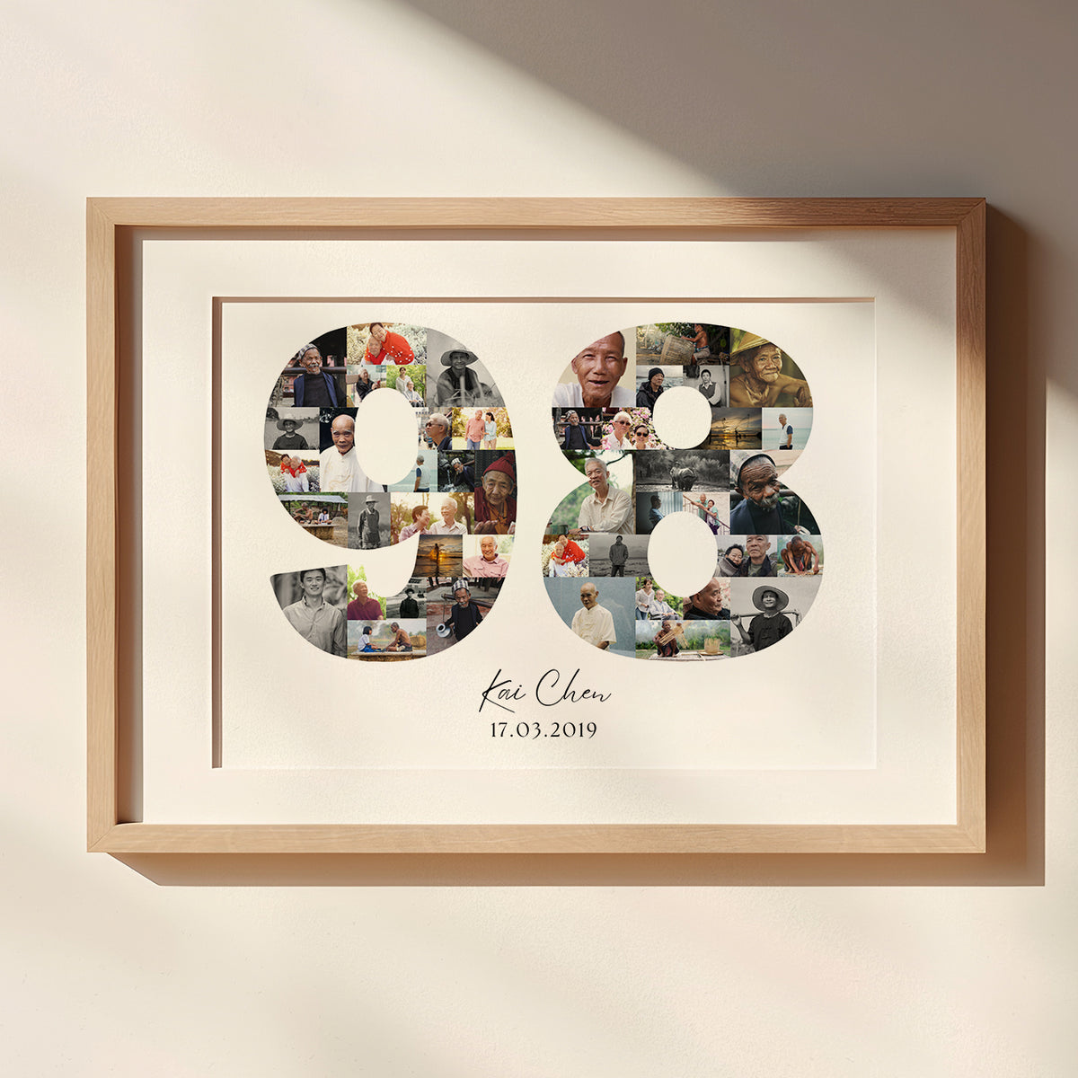 98 Birthday Photo Collage