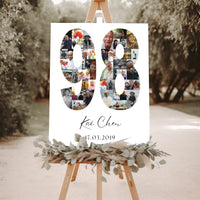 98 Birthday Photo Collage