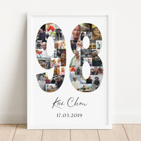 98 Birthday Photo Collage