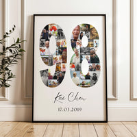 98 Birthday Photo Collage